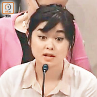 桂民海女兒早前在美國國會一個聽證會上作供，促國際社會就事件向中國施壓。