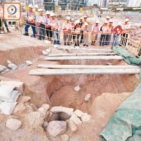 沙中線工程因考古發現而導致東西走廊工程延誤十一個月。（資料圖片）