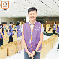 曾多次參與義工活動的王康興同學表示，可以親身體驗台灣的志工服務，令他獲益良多。