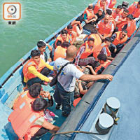 南亞裔非法入境者偷渡來港個案急升。（資料圖片）