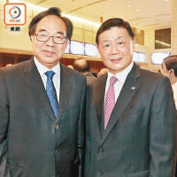 胡曉明（右）與盧偉國均認為香港對獸醫有一定需求。（徐家浩攝）