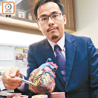 梁維峰說，三高患者心血管病風險較常人高，再受外來刺激隨時心臟病發。