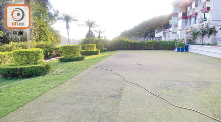 地政總署指清水灣麗沙別墅對出有政府土地被用作私人花園。