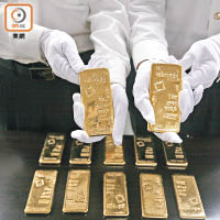 港婦走私的黃金，估值約三百五十萬元人民幣。（資料圖片）
