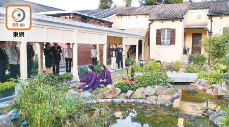 舊大埔警署前年活化為綠匯學苑，獲聯合國頒亞太區文化遺產保護獎。（林嘉成攝）