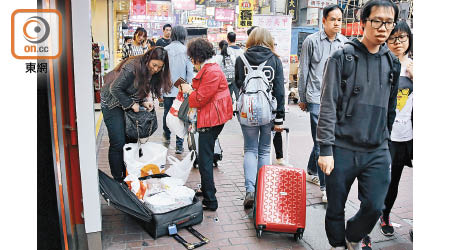 新春內地訪港旅客增加百分之六點六。