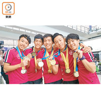 香港跳繩代表隊去年前往瑞典參加「世界跳繩錦標賽」，囊括七十九面獎牌。