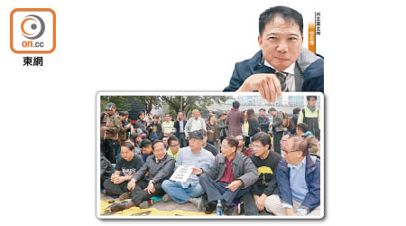 胡志偉提出特赦論建議，等於特赦黎智英（前右四）在內的佔領行動參與者及搞手。（資料圖片）