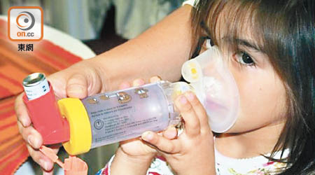 一至兩成輕度哮喘病童，第一線藥物未能控制病情。（資料圖片）