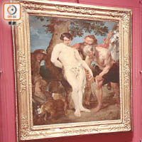 油畫「聖塞巴斯蒂安殉難」線條和色調自成一格，極具藝術價值。