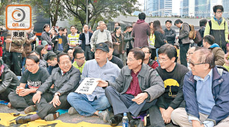 違法佔領行動已發生逾兩年半，但包括黎智英等佔中搞手仍逍遙法外。（資料圖片）