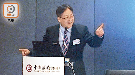 蘇啟民指香港在發展跨境電子商務步伐很慢。（劉敏攝）
