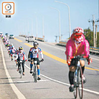 單車環島遊是每年台灣癌友組織年度盛事，本港亦有代表參加。（受訪者提供）