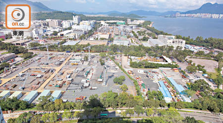大埔工業邨旁大片土地有潛質發展。