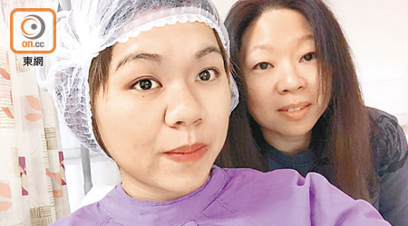 曾無私捐肝供鄧桂思移植的鄭凱甄（左），呼籲大眾勿因醫療事故而對器官捐贈卻步。（資料圖片）