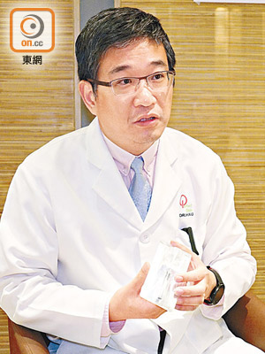 侯鈞翔表示，注射透明質酸針劑失敗，可導致血管栓塞及皮膚壞死。
