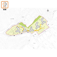 轉作綠置居的火炭項目將興建五幢大廈。（受訪者提供）