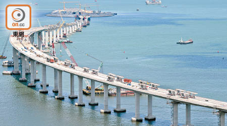 港珠澳大橋至今仍通車無期。（資料圖片）