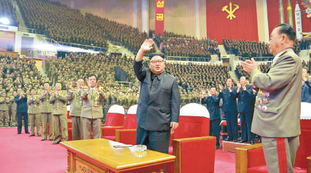 北韓領袖金正恩向中國致賀電。（資料圖片）