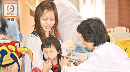 兒童兩個月大起可接種肺炎球菌疫苗。（資料圖片）