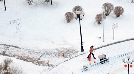 東北大部分地區被白雪覆蓋。（中新社圖片）