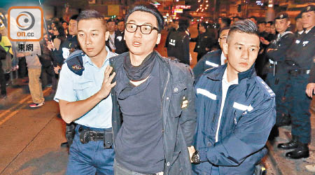 熱血公民成員鄭錦滿在佔旺案中被控藐視法庭罪成，入獄三個月。（資料圖片）