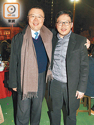 張俊勇（右）同洪為民（左）已計劃好新年節目。