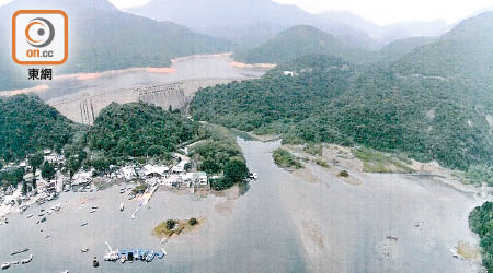 大潭篤水塘歷時五年完成，工程需淹蓋一條村落。（受訪者提供）