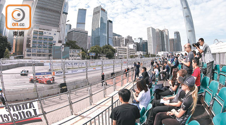 Formula E香港站一直是航拍機出現的「黑點」。