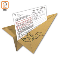 香港郵政仍未能確定「領件通知卡」不翼而飛的原因。（設計圖片）