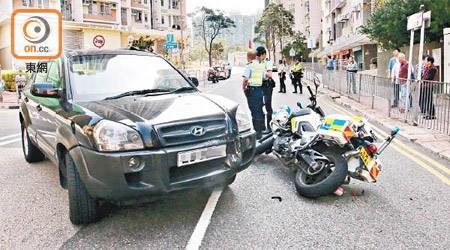 警方在場調查。（冼耀華攝）