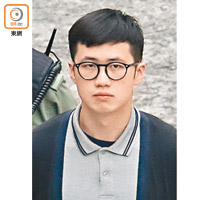 次被告劉錫豪（圖）稱，他曾勸告「小草」不要跟隨前往台灣，在香港機場找機會逃走。