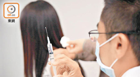 內地人湧港打HPV疫苗情況激增。（資料圖片）