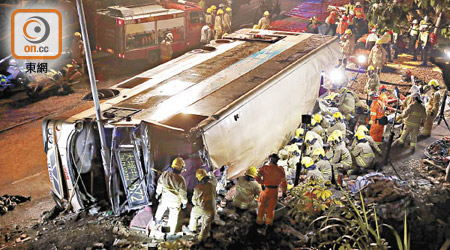 大埔公路發生奪命車禍後，引起公眾對巴士安全的關注。（資料圖片）