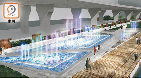 觀塘海濱音樂噴泉項目終獲工務小組委員會通過。
