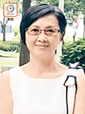 林淑菁（圖）話有意喺明年區議會選舉挑戰劉國勳。