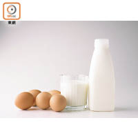 即使長者不吃肉類，亦應進食牛奶及雞蛋吸收維他命B12。
