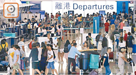 料有二十萬名乘客行程受山竹影響要延誤。