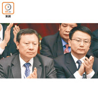 郭炳湘（左）曾為全國政協委員。