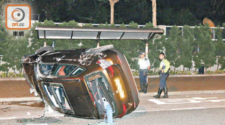 警方在場調查。（馬竟峯攝）