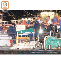 石鼓洲上月有潛水工人被工作艇螺旋槳割斷聯絡繩，失蹤三日後始尋獲遺體。