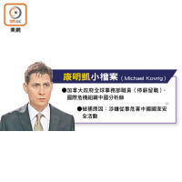 康明凱小檔案（Michael Kovrig）