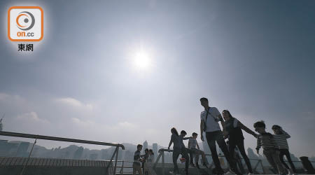 去年香港臭氧濃度創新高，二氧化氮亦超標一倍。（李志湧攝）