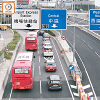 繞道早上八時多已有塞車情況。