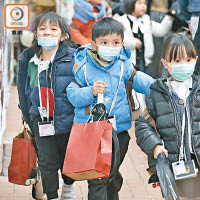 再多六十七間幼稚園或幼兒中心因爆發流感停課。