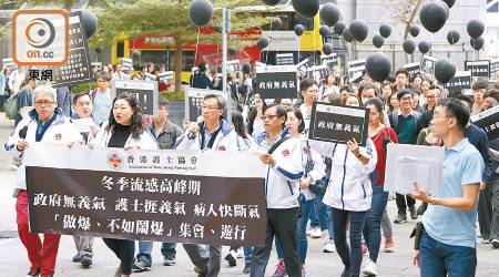 狗年出現大大小小的遊行示威，預計豬年會愈演愈烈。