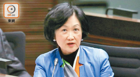 葉劉淑儀批評示威者赴台灣尋求庇護，是無承擔的表現。