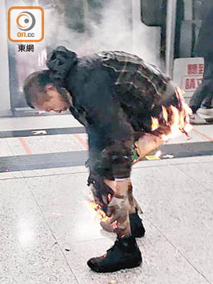 死因庭昨裁定涉嫌在港鐵列車縱火的張錦輝死於自殺。