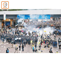 本港反修例示威衝突持續，至今已有逾十個國家或地區對香港發出旅遊警示。