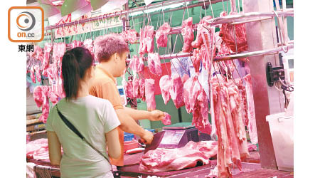 再有內地供港活豬懷疑爆發豬瘟，預計明日豬隻供應量會受影響。
